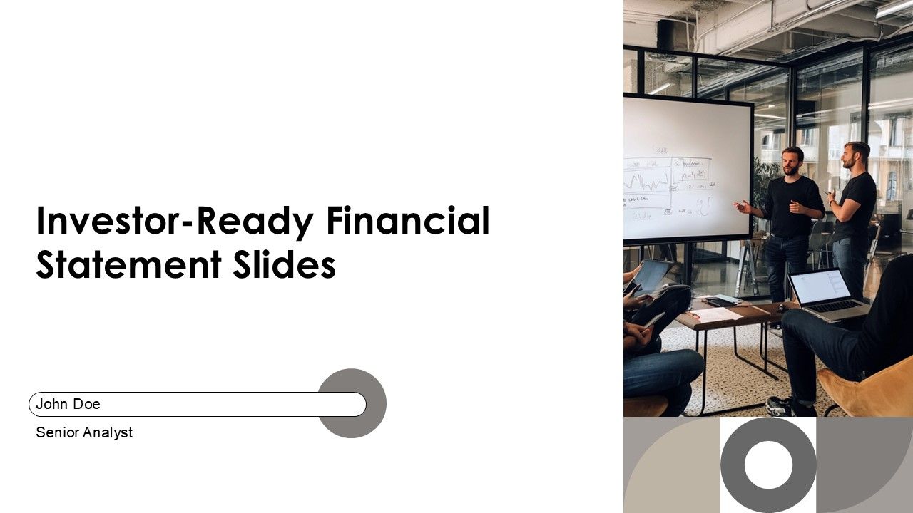 Investor Ready Financial Statement Slides PPT Presentation AT