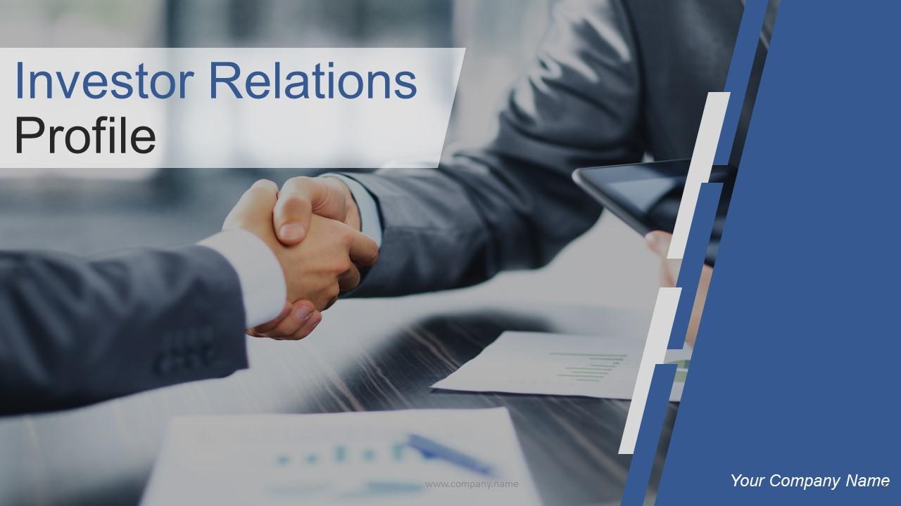 Investor Relations Profile Powerpoint Presentation Slides Slide01