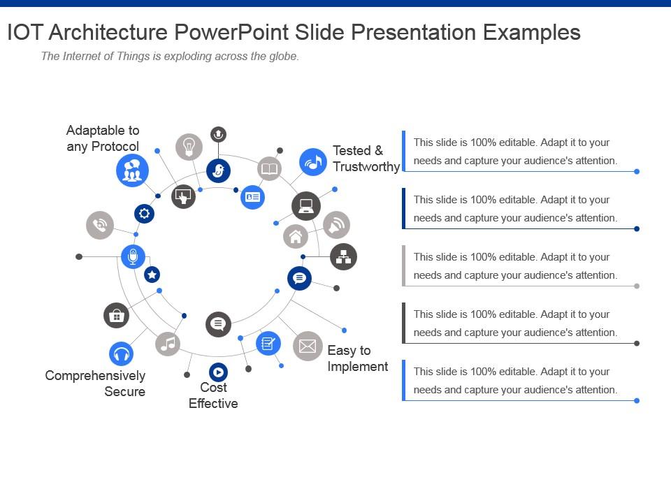 Iot architecture powerpoint slide presentation examples Slide00