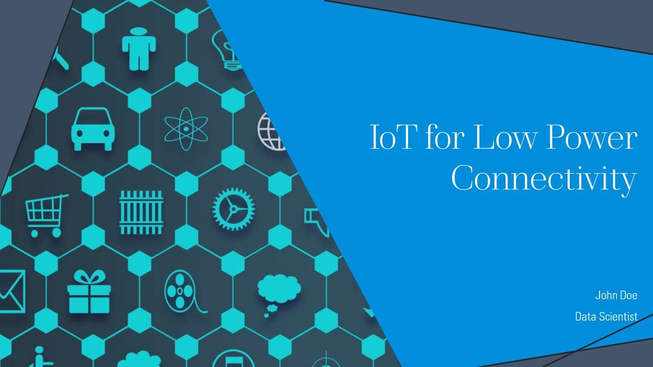 Iot For Low Power Connectivity PPT Summary AT