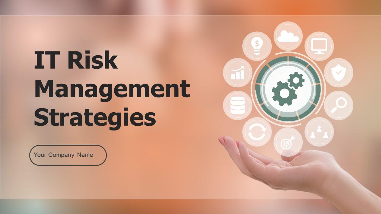 IT Risk Management Strategies Powerpoint Presentation Slides Slide01