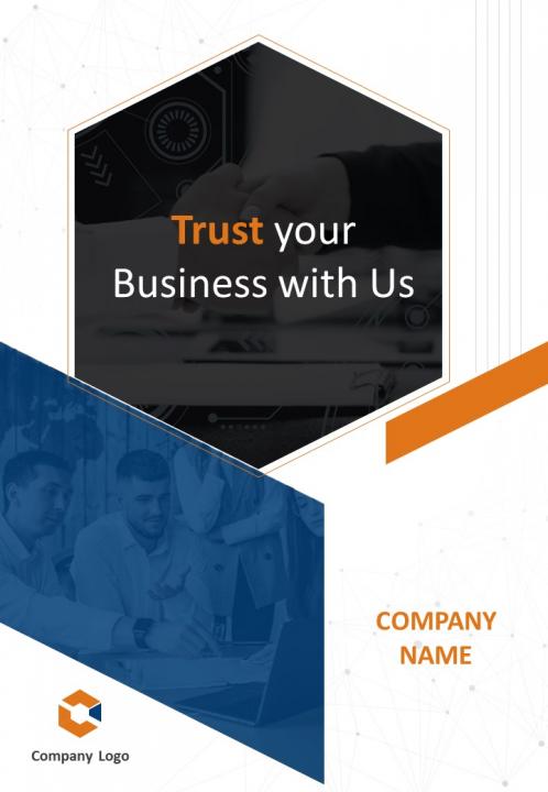It Services Company Four Page Brochure Template