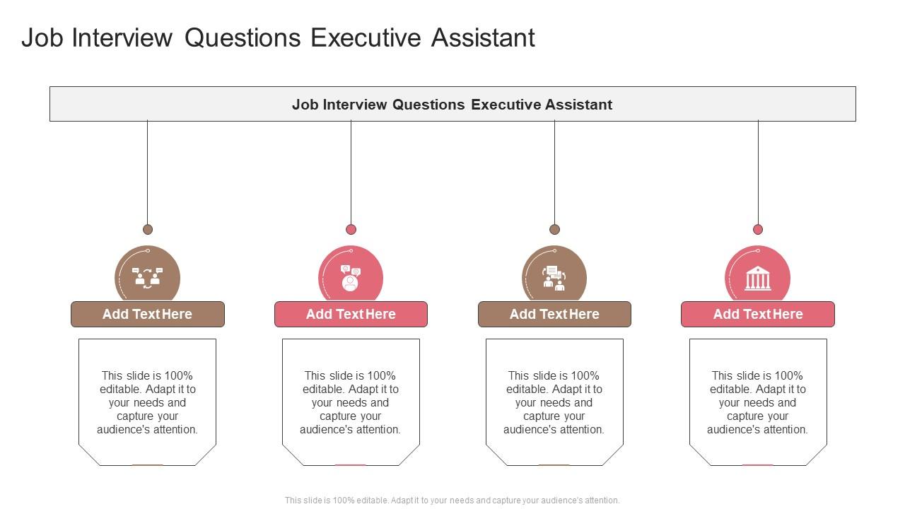 Job Interview Questions Executive Assistant In Powerpoint And Google Slides Cpb PPT Presentation