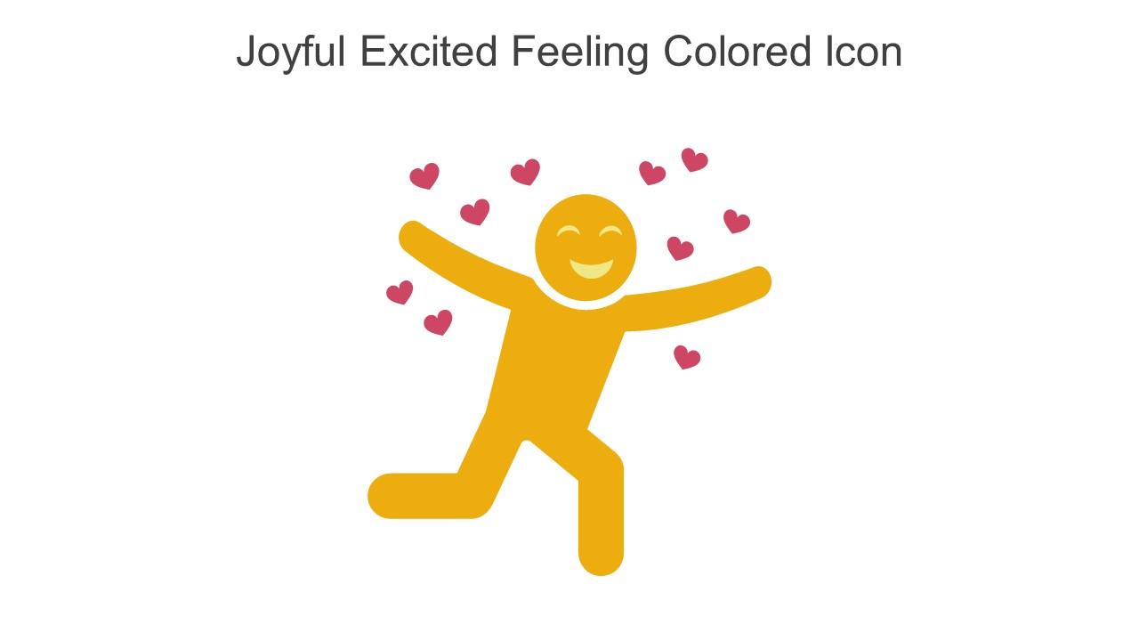 Joyful Excited Feeling Colored Icon In Powerpoint Pptx Png And Editable Eps Format