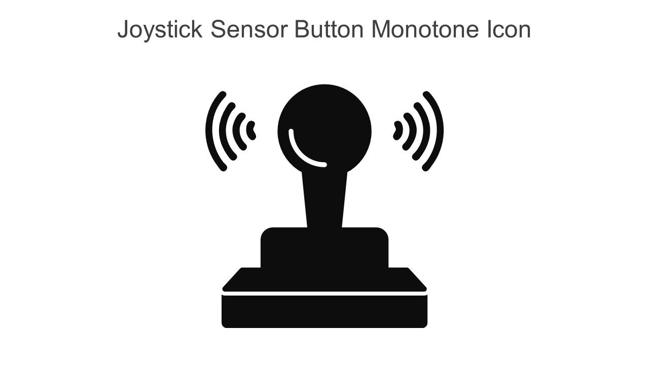 Joystick Sensor Button Monotone Icon In Powerpoint Pptx Png And Editable Eps Format