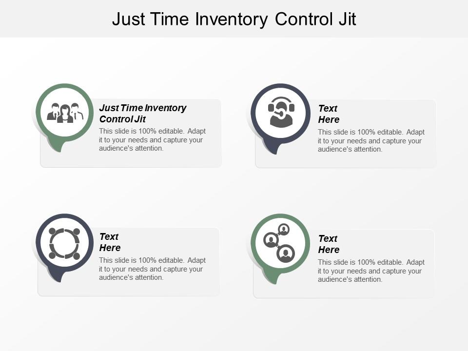 Just Time Inventory Control Jit Ppt Powerpoint Presentation Infographic