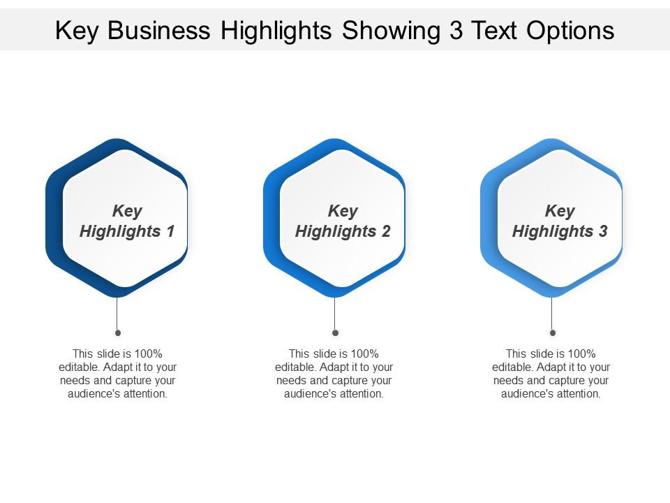 key_business_highlights_showing_3_text_options_Slide01