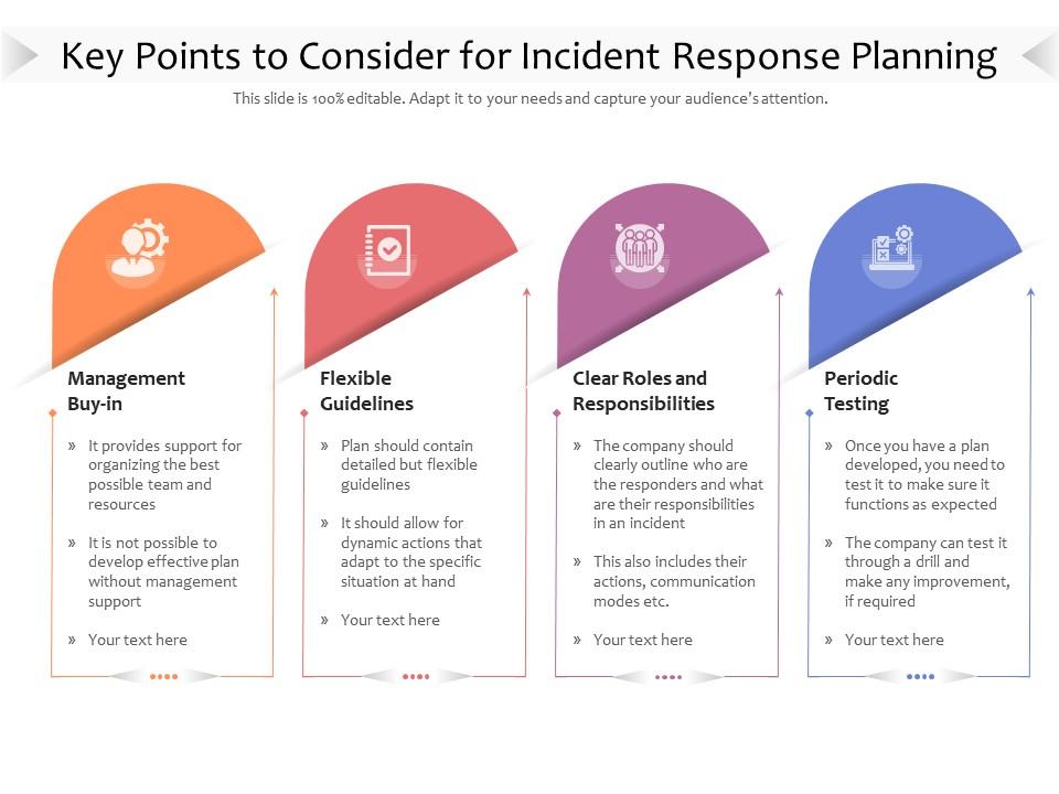 Key Points To Consider For Incident Response Planning