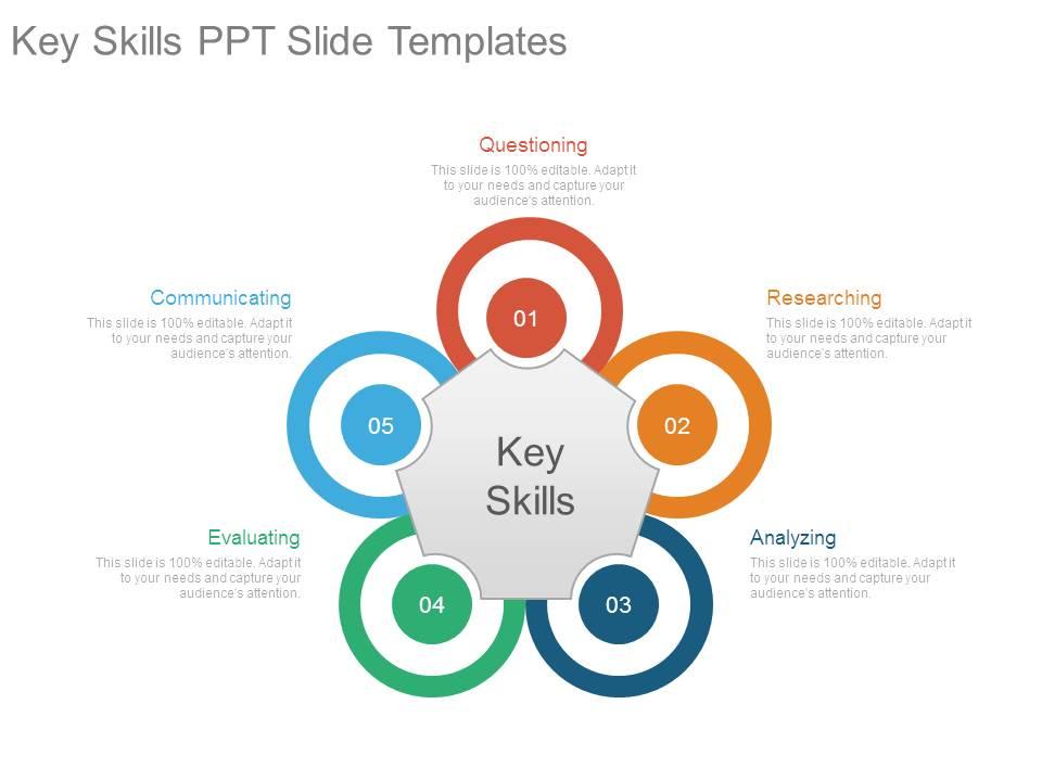 Key skills ppt slide templates Slide00