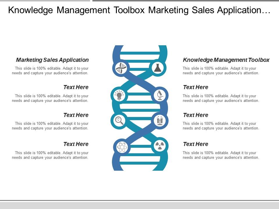 knowledge_management_toolbox_marketing_sales_application_manufacturing_application_Slide01
