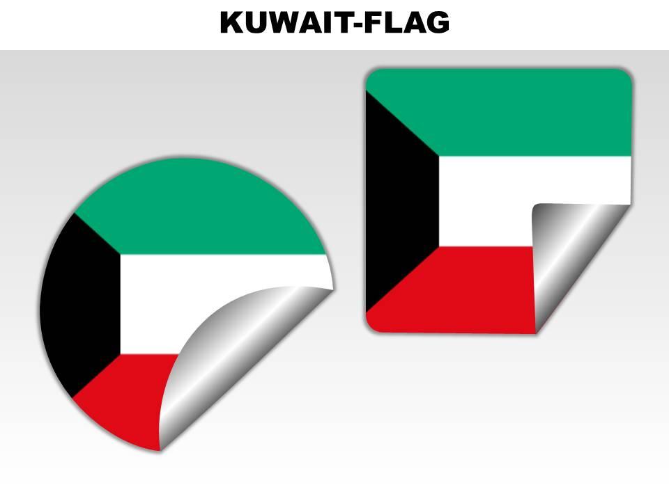 Kuwait Country Powerpoint Flags Template Presentation Sample of PPT