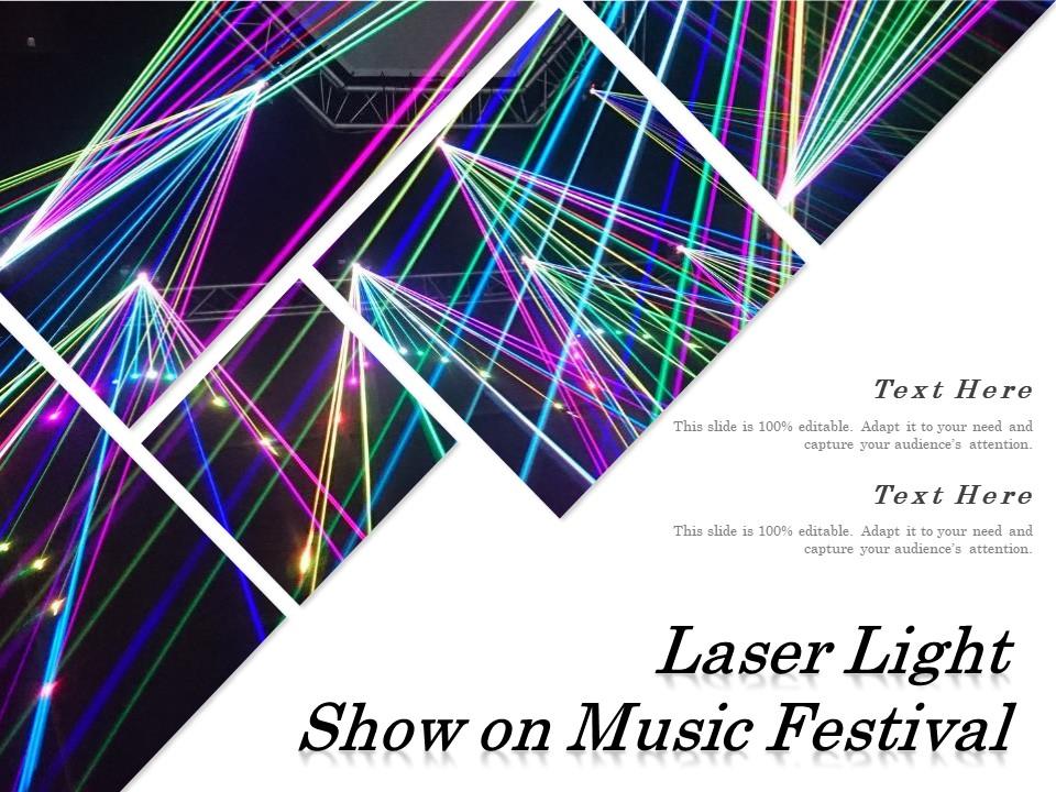 Laser Light Show On Music Festival PowerPoint Slides Diagrams Themes for PPT Presentations
