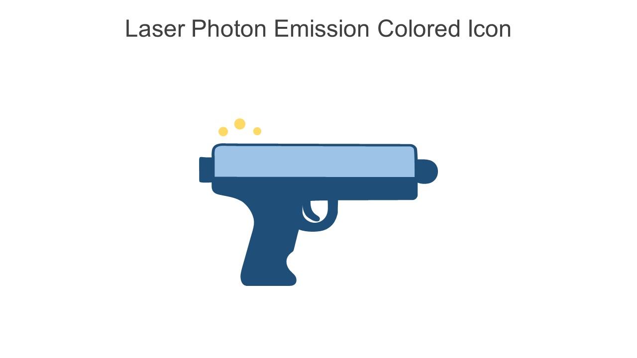 Laser Photon Emission Colored Icon In Powerpoint Pptx Png And Editable ...