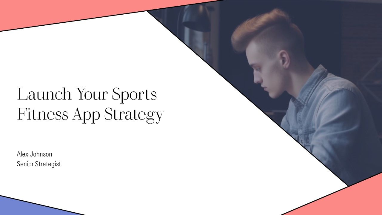 Launch Your Sports Fitness App Strategy PPT Mockup AT Launch Your Sports Fitness App Strategy PPT Mockup AT