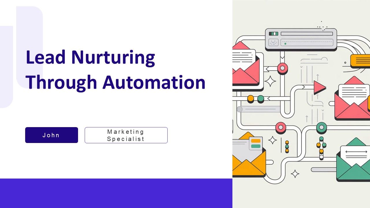 Lead Nurturing Through Automation PPT Graphics AT
