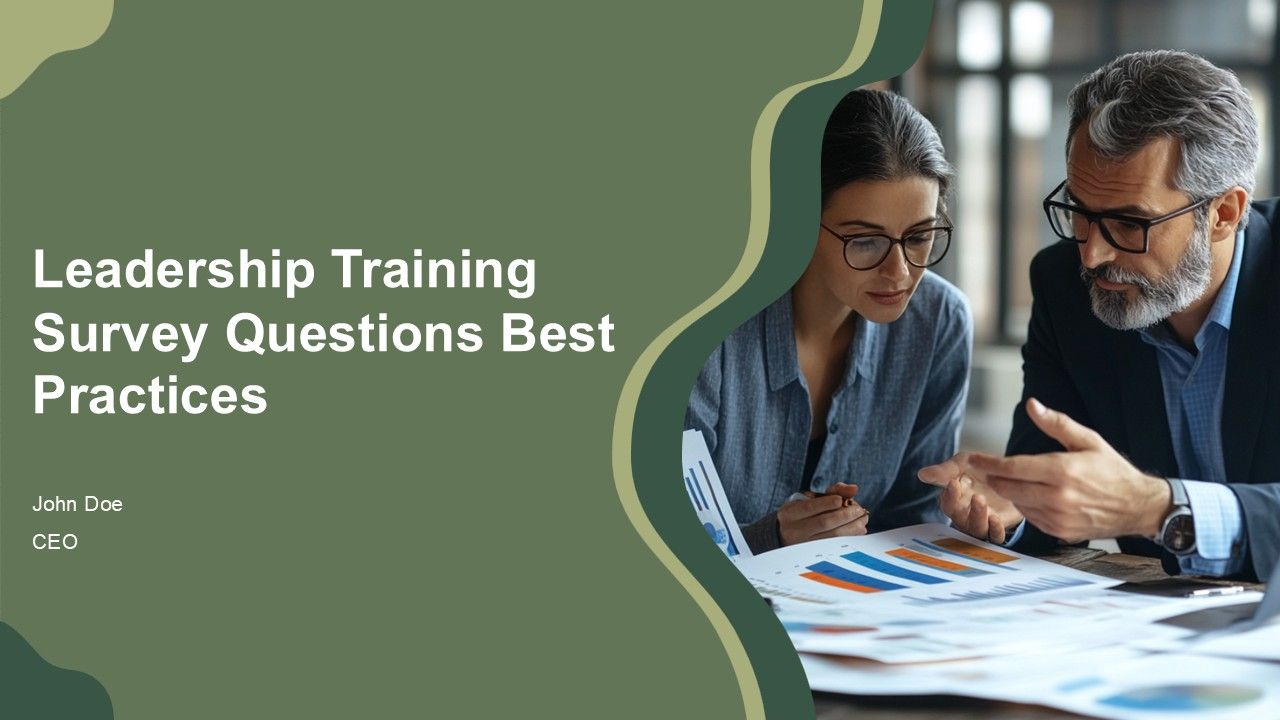Leadership Training Survey Questions Best Practices PPT Template AT