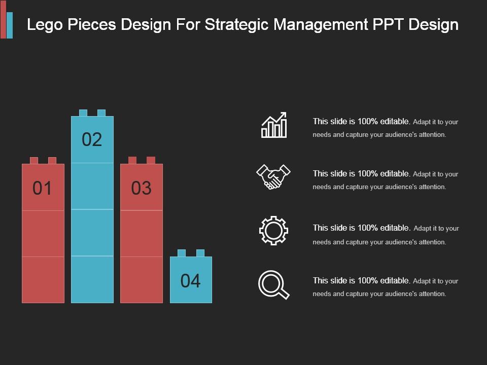 Overskæg Stifte bekendtskab Perioperativ periode Lego Pieces Design For Strategic Management Ppt Design | PowerPoint Slide  Templates Download | PPT Background Template | Presentation Slides Images