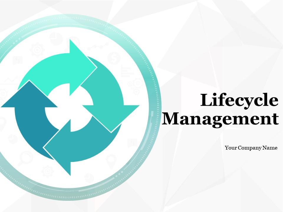 Lifecycle Management Planning Purchase Conceive Design Manufacture Deliver Slide00