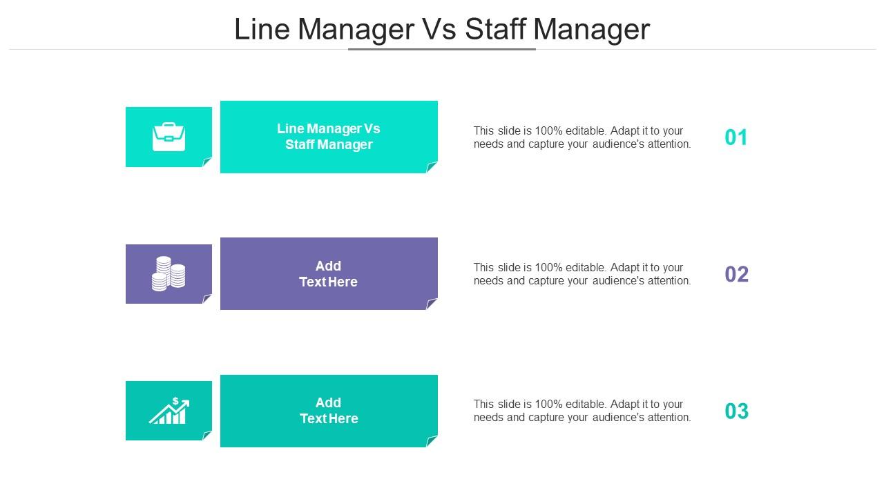 Line Manager Vs Staff Manager Ppt Powerpoint Presentation Inspiration