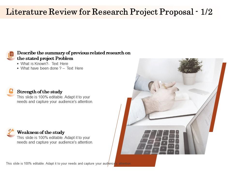 literature review for project proposal