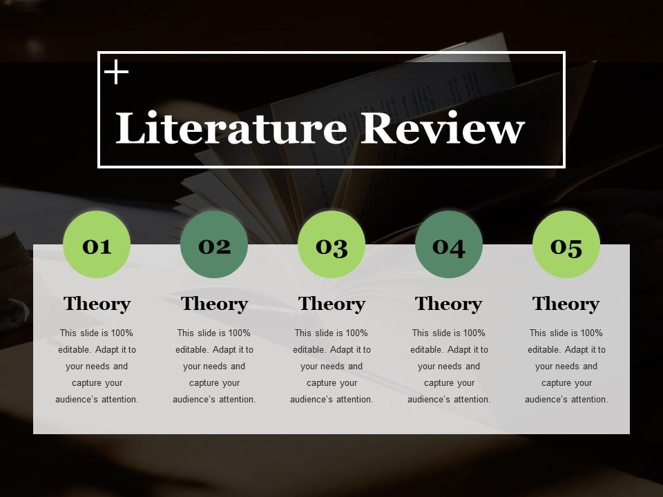 how to write literature review in slide presentation