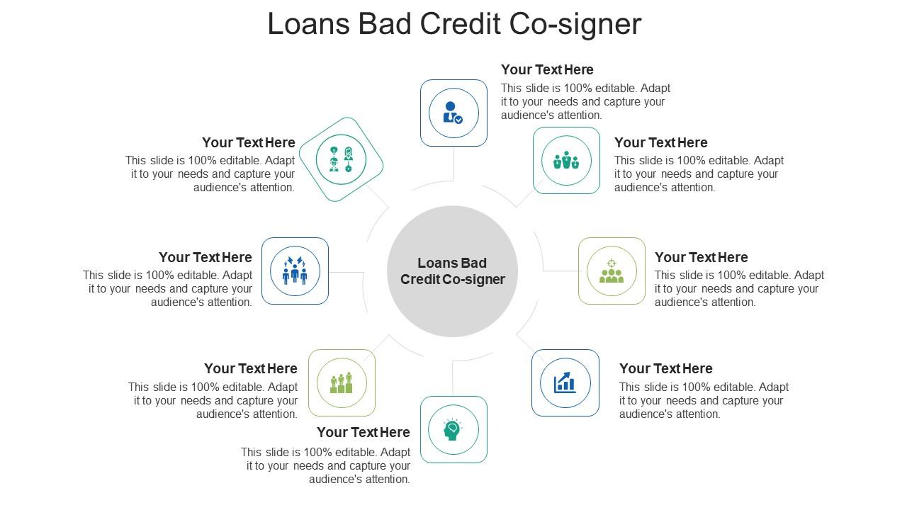 Loans bad credit co signer ppt powerpoint presentation portfolio diagrams cpb Slide01