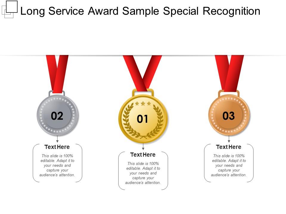 Long service award sample special recognition Slide01