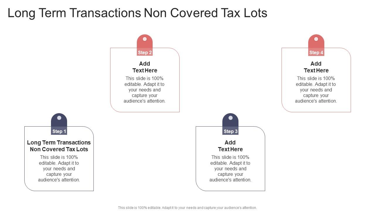 Long Term Transactions Non Covered Tax Lots In Powerpoint And Google