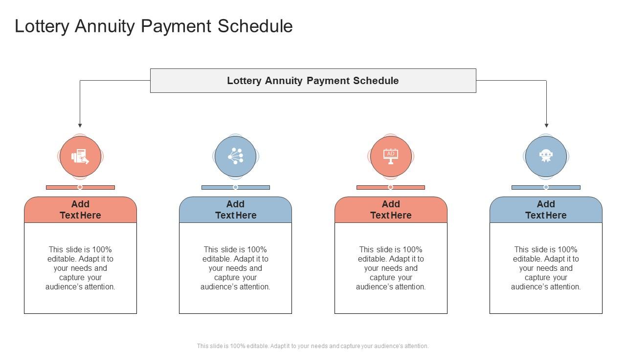 Lottery Annuity Payment Schedule In Powerpoint And Google Slides Cpb