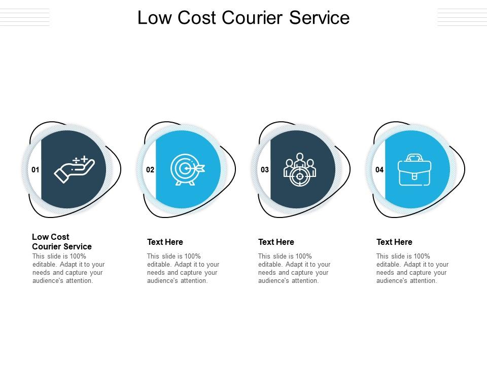Low-cost courier services