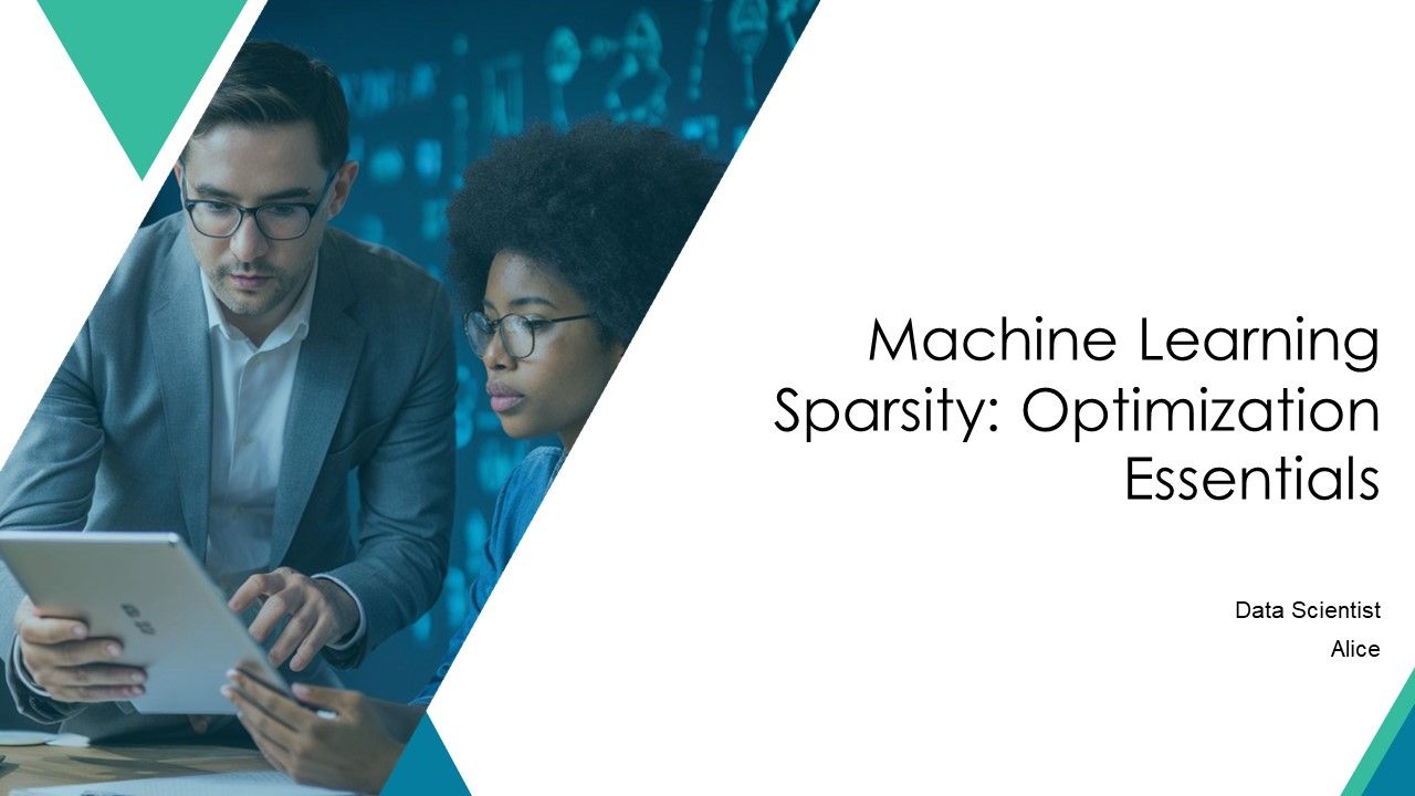 Machine Learning Sparsity Optimization Essentials PPT Information AT