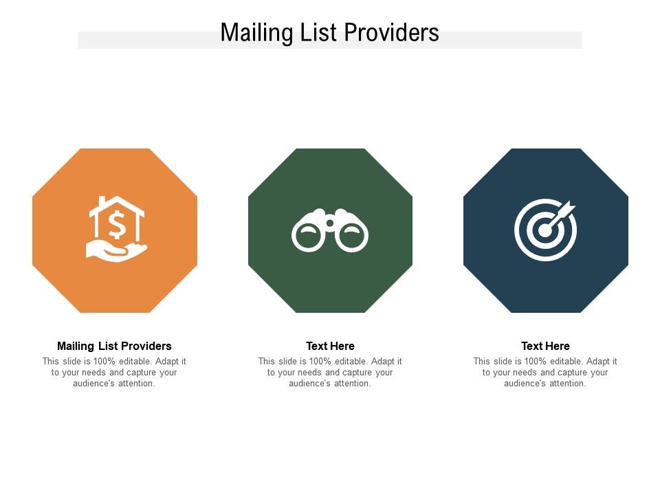 Mailing List Providers Ppt Powerpoint Presentation Infographics