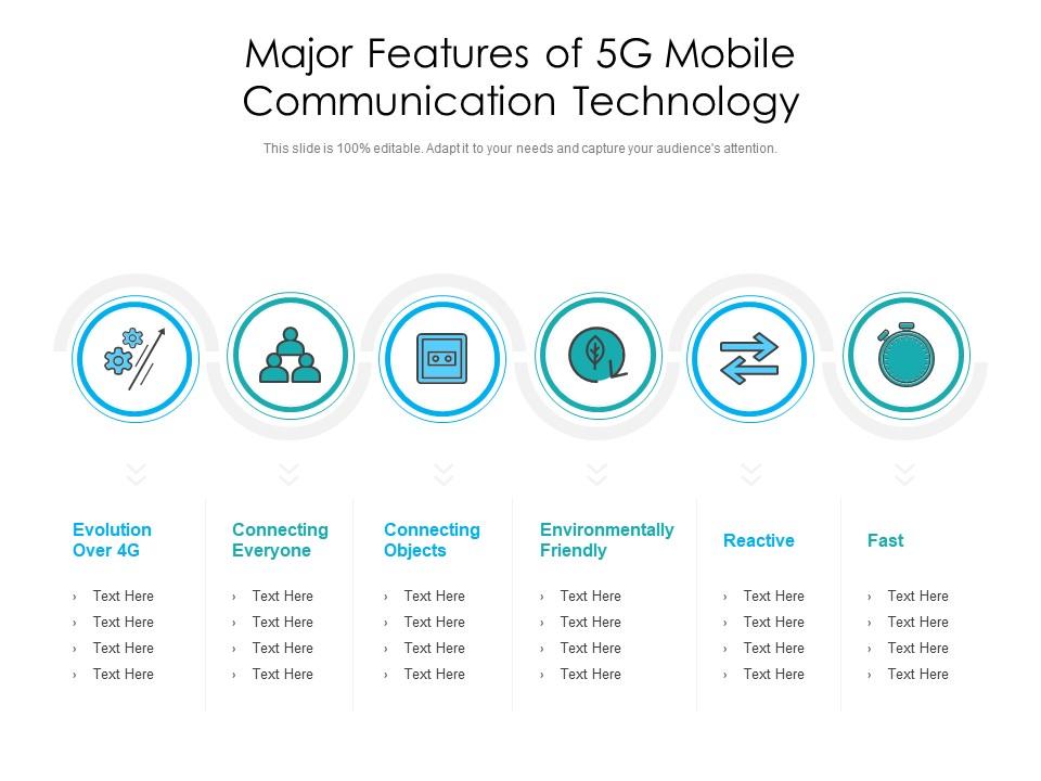Major features of 5g mobile communication technology Slide01