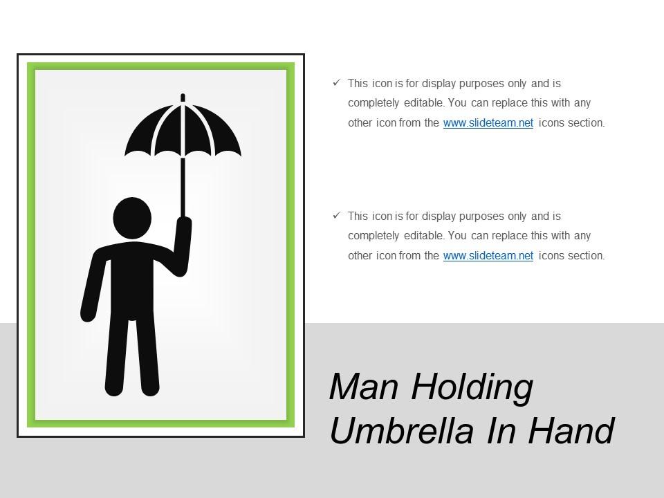 Man holding umbrella in hand Slide00