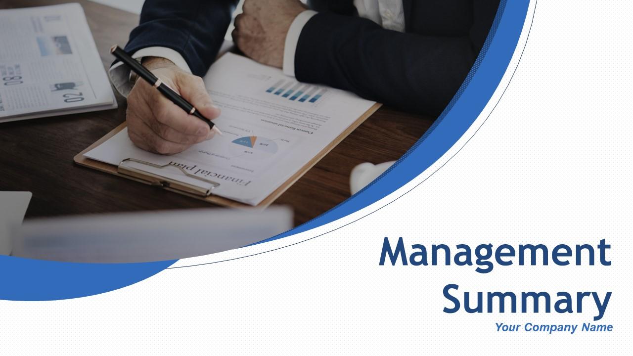 Management Summary Powerpoint Presentation Slides Slide01