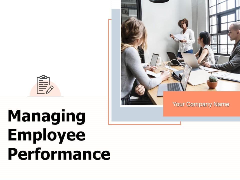 Managing Employee Performance Powerpoint Presentation Slides Slide01