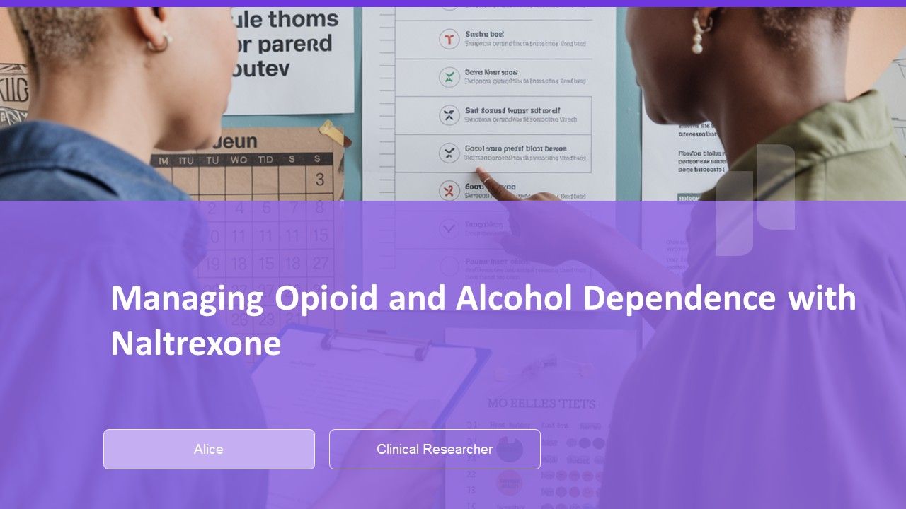 Managing Opioid And Alcohol Dependence With Naltrexone PPT PowerPoint AT Managing Opioid And Alcohol Dependence With Naltrexone PPT PowerPoint AT