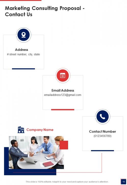 Marketing consulting proposal example document report doc pdf ppt Slide15