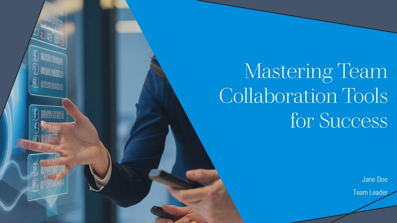 Mastering Team Collaboration Tools For Success PPT Template AT Mastering Team Collaboration Tools For Success PPT Template AT