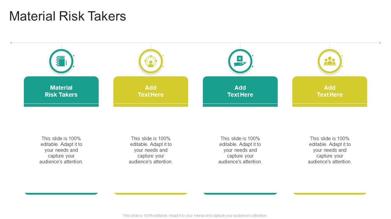 Material Risk Takers In Powerpoint And Google Slides Cpb
