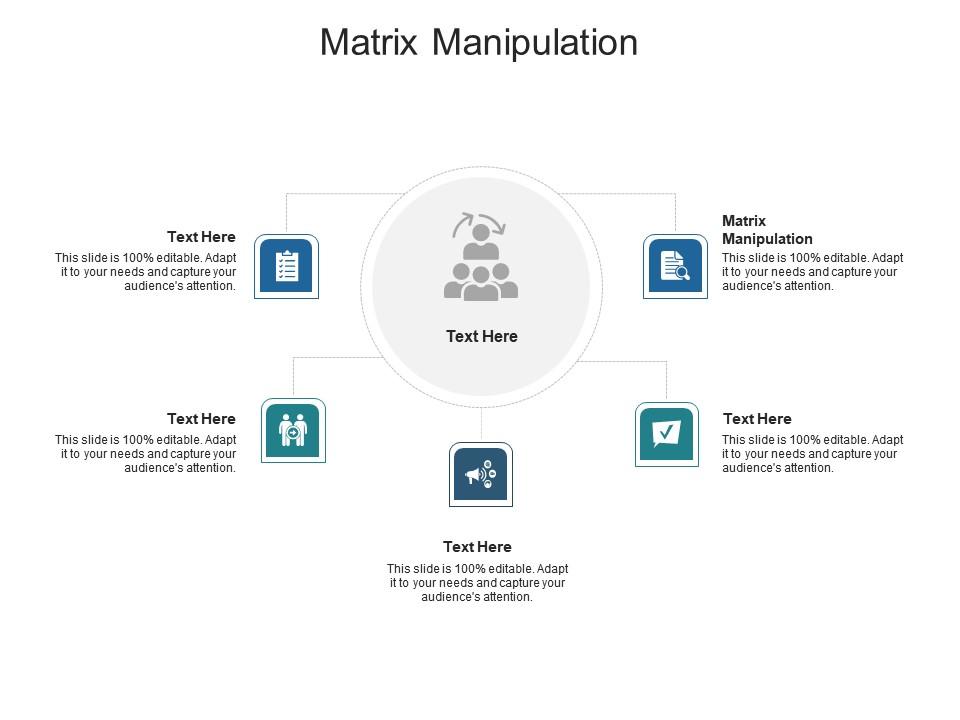 Matrix Manipulation Ppt Powerpoint Presentation Outline Background ...