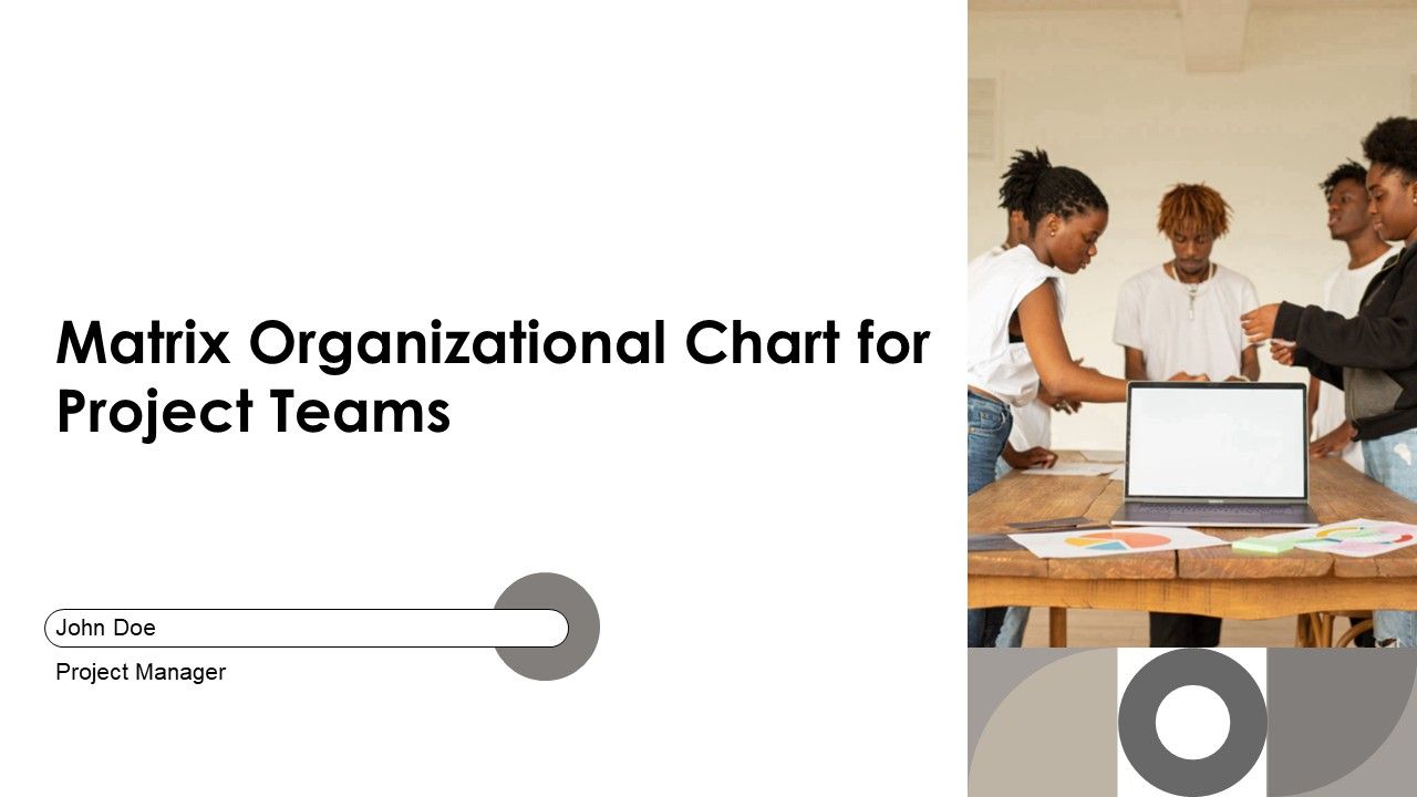 Matrix Organizational Chart For Project Teams PPT Presentation AT