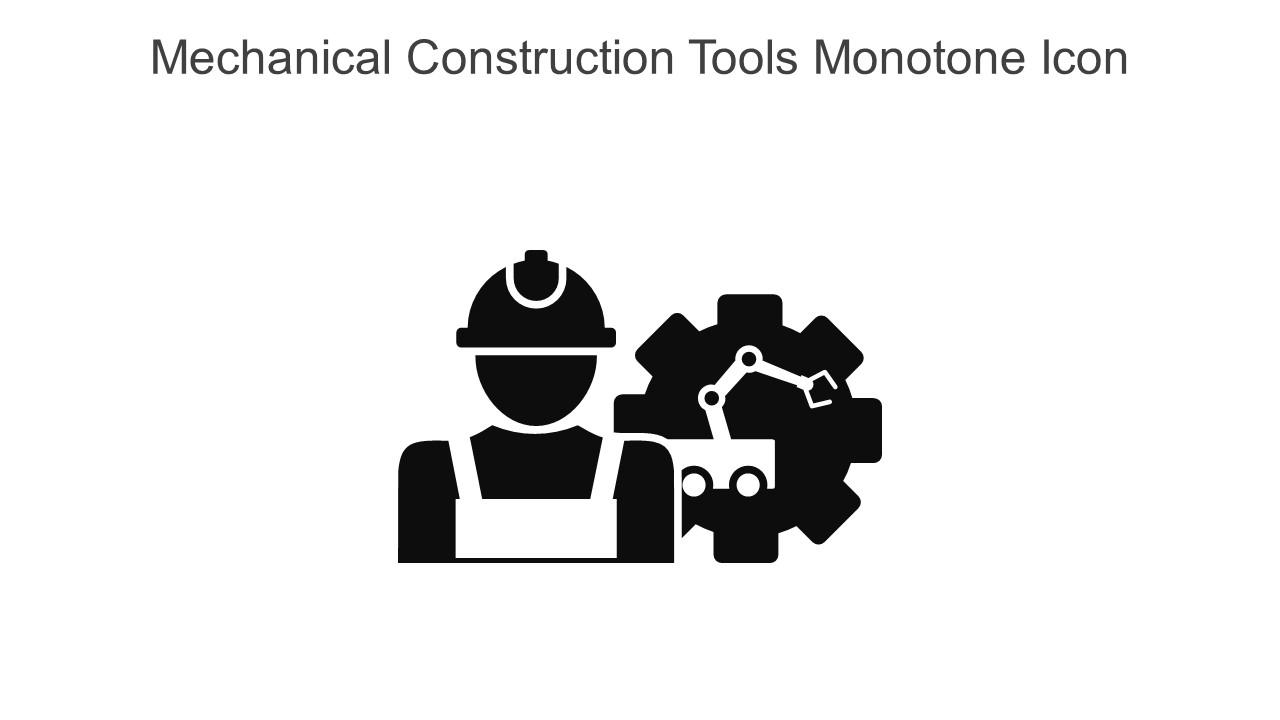 Mechanical Construction Tools Monotone Icon In Powerpoint Pptx Png And Editable Eps Format Slide01