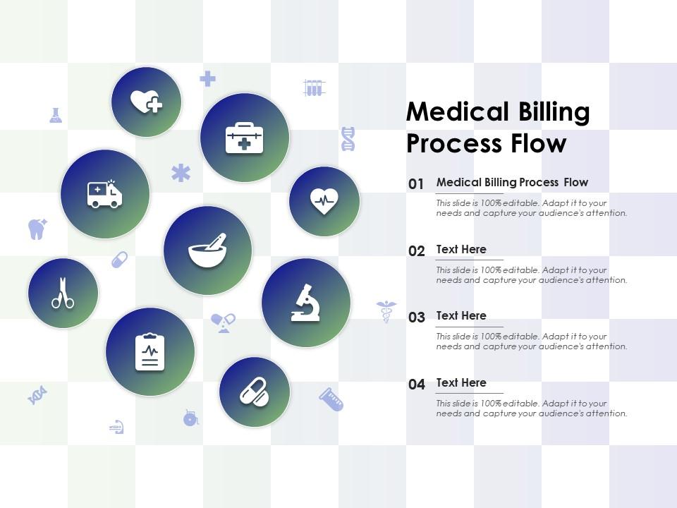 Medical billing process flow ppt powerpoint presentation professional smartart Slide00