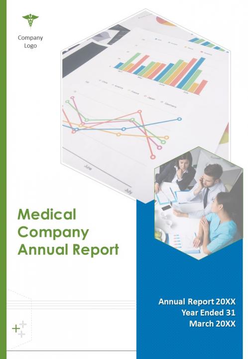 Medical company annual report pdf doc ppt document report template Slide01