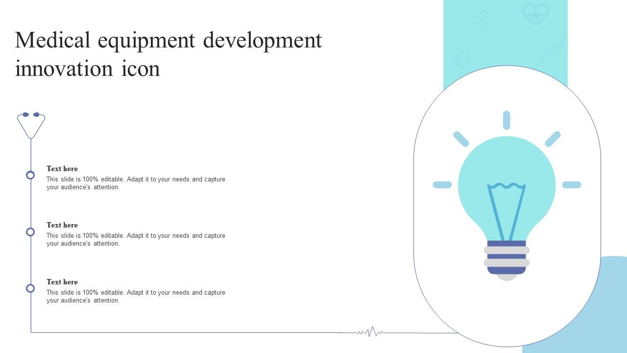 Medical Equipment Development Innovation Icon Slide01