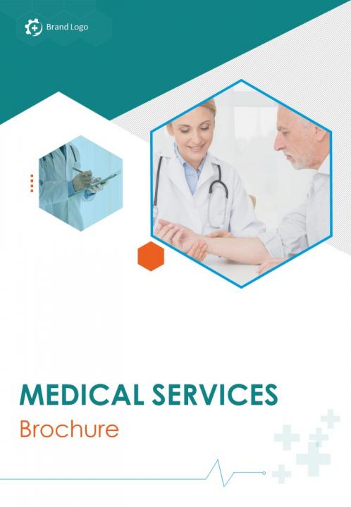 Medical practice marketing four page brochure template Slide01