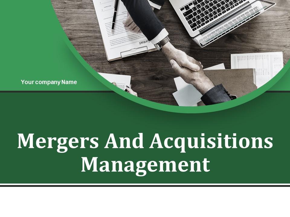 Mergers And Acquisitions Management Powerpoint Presentation Slides Slide00