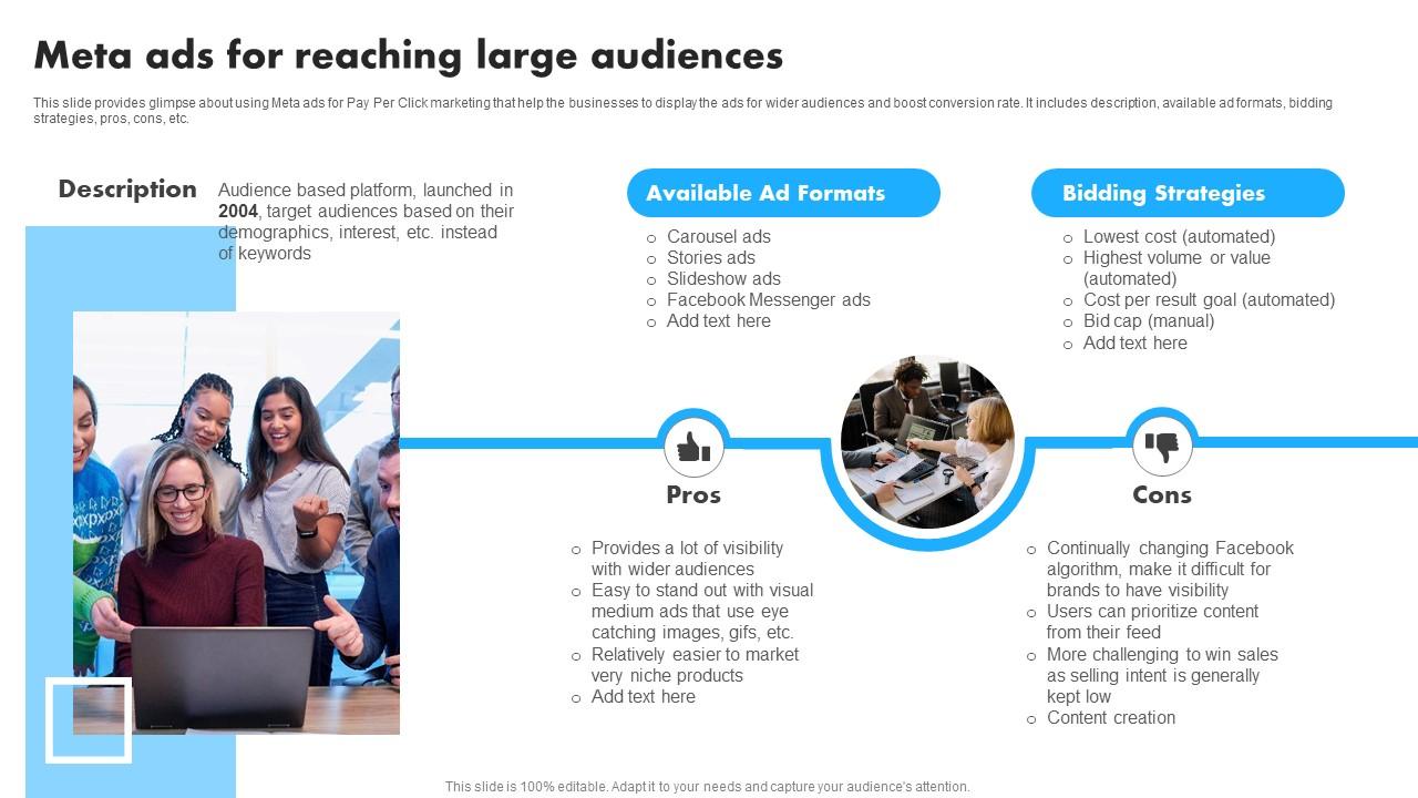Meta Ads For Reaching Large Audiences Implementation Of Effective Pay Per Click Marketing