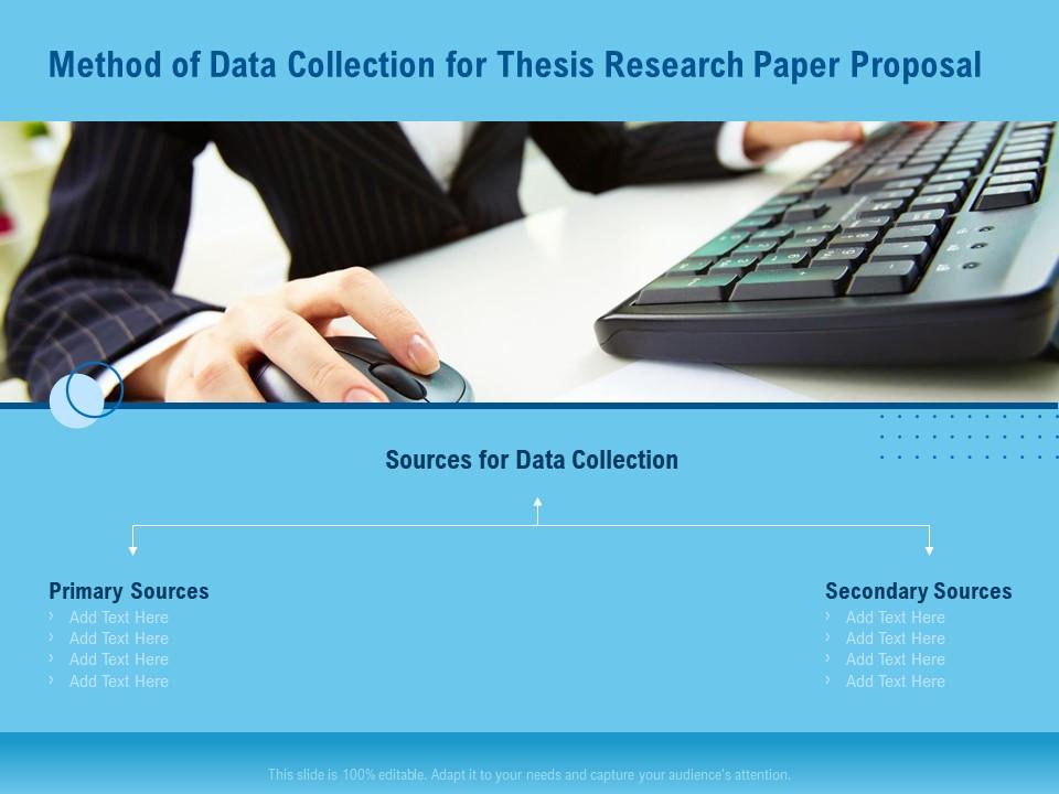 collection of data in thesis
